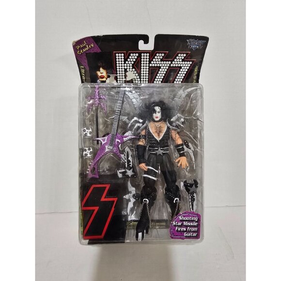 New KISS Paul Stanley Ultra-Action Figure w Model Record 1997 McFarlane Toy - Picture 1 of 6
